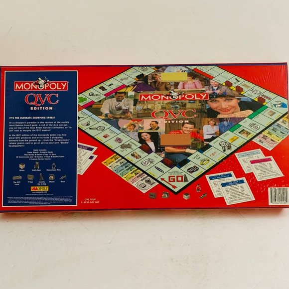 Vintage Monopoly QVC Edition 1999 Board Game Hasbro USAopoly New Sealed - Picture 2 of 7
